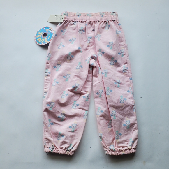 Lee Vintage Pink Floral Girls 3T Pull On 80s Pants - Picture 2 of 5